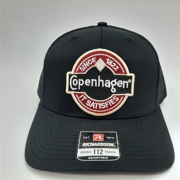 Richardson 112 Trucker Cap Hat Mesh Snapback Copenhagen Patch Chew Snuff Dip Che main image 5